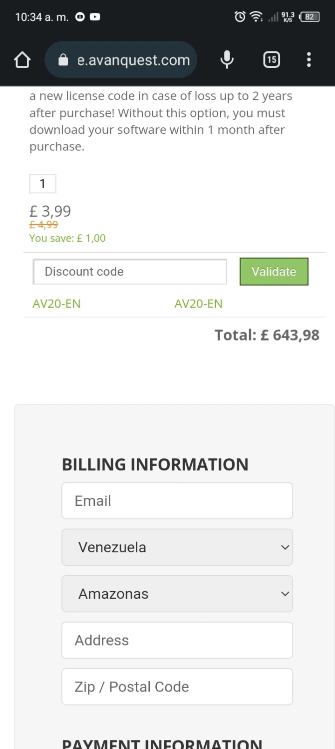 where to use Avanquest Software UK promo code box