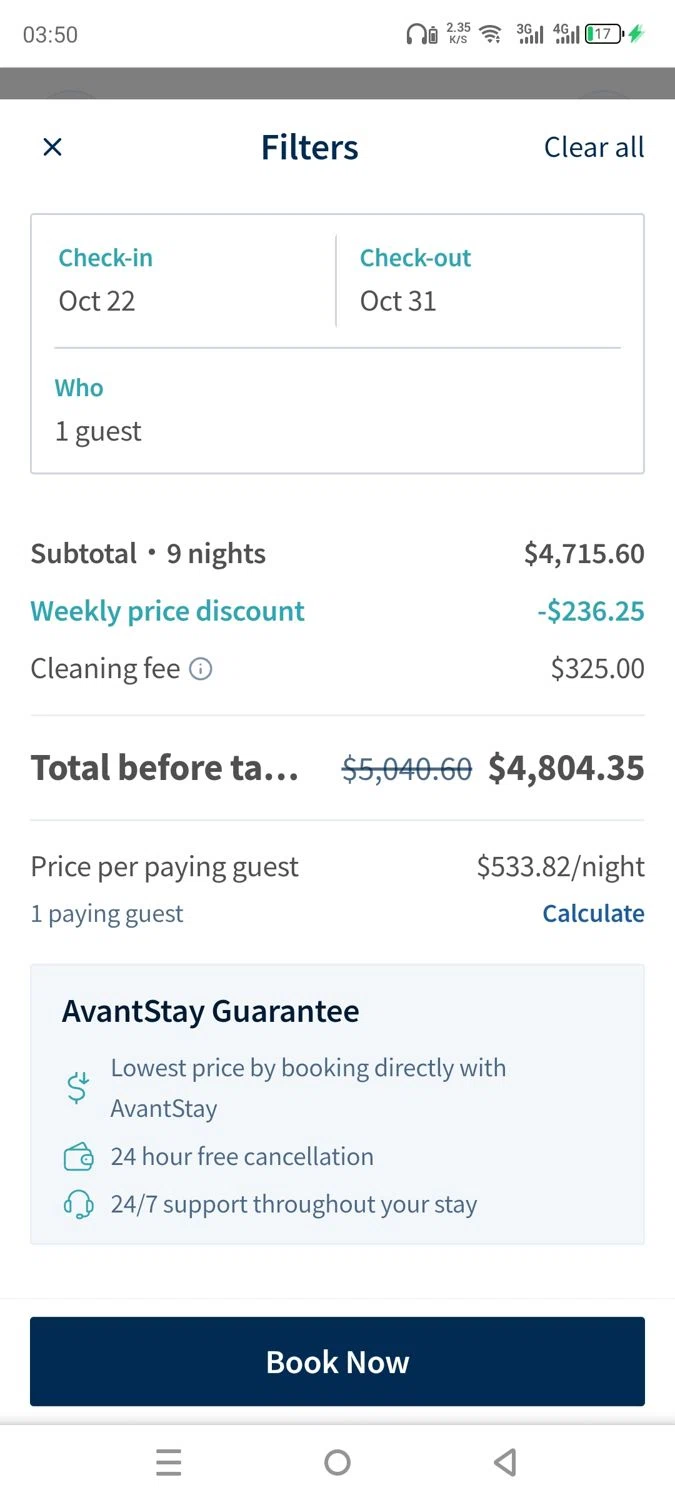 AvantStay discount code screenshot showing code LABORDAY20 applied at AvantStay checkout page. Uploaded by SimplyCodes community member dayselis15 on Sep 5, 2025