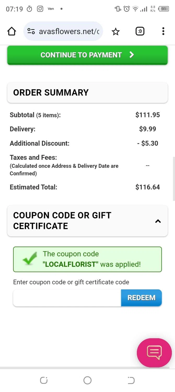 Avas Flowers Promo Codes 17 Off July 2024