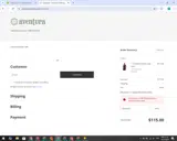 Aventura Clothing coupon verification screenshot