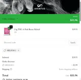 Aventus8 coupon verification screenshot