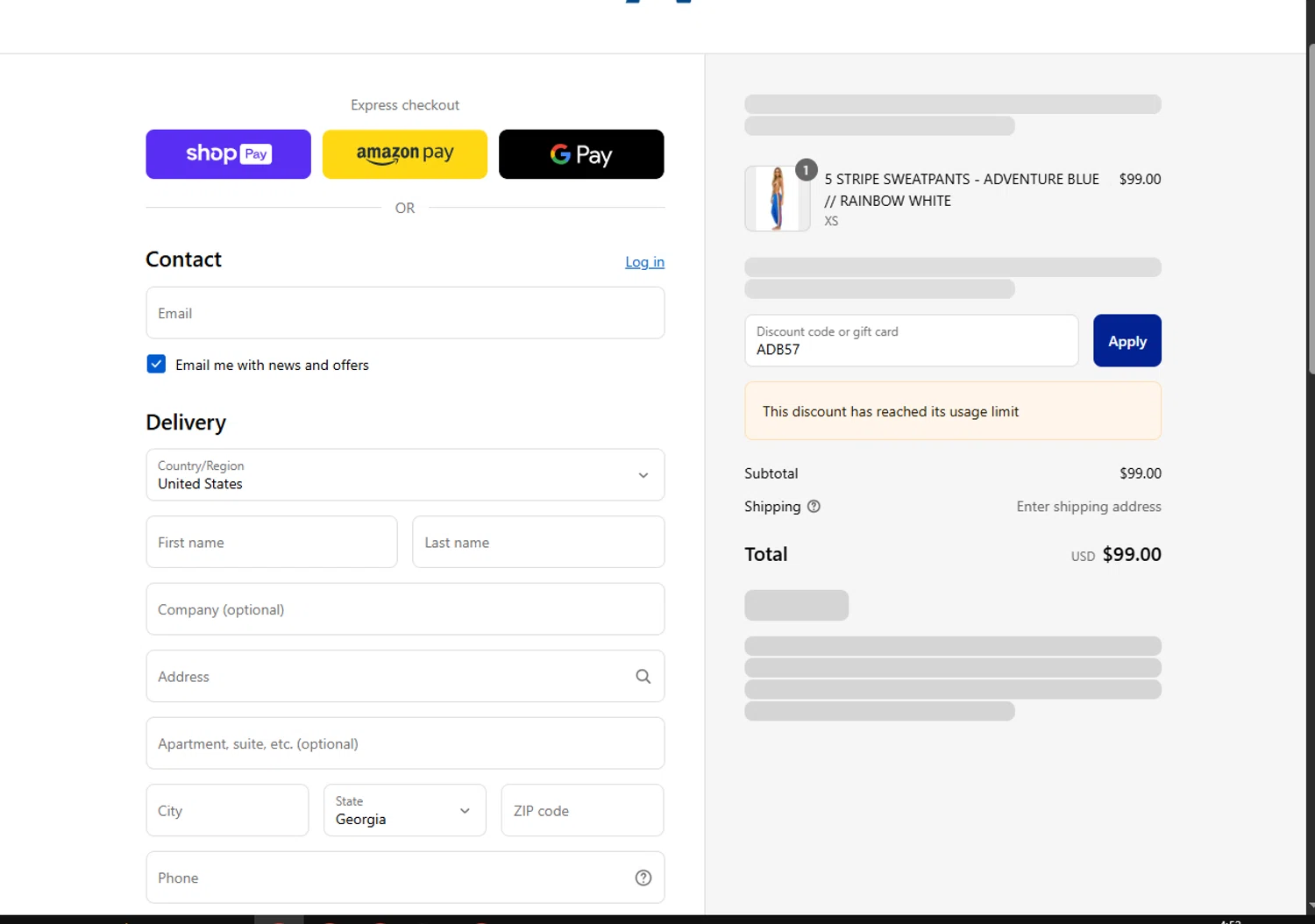Aviator Nation discount code screenshot showing code ADB57 applied at Aviator Nation checkout page. Uploaded by SimplyCodes community member GoldPhoenix3793 on Aug 28, 2025