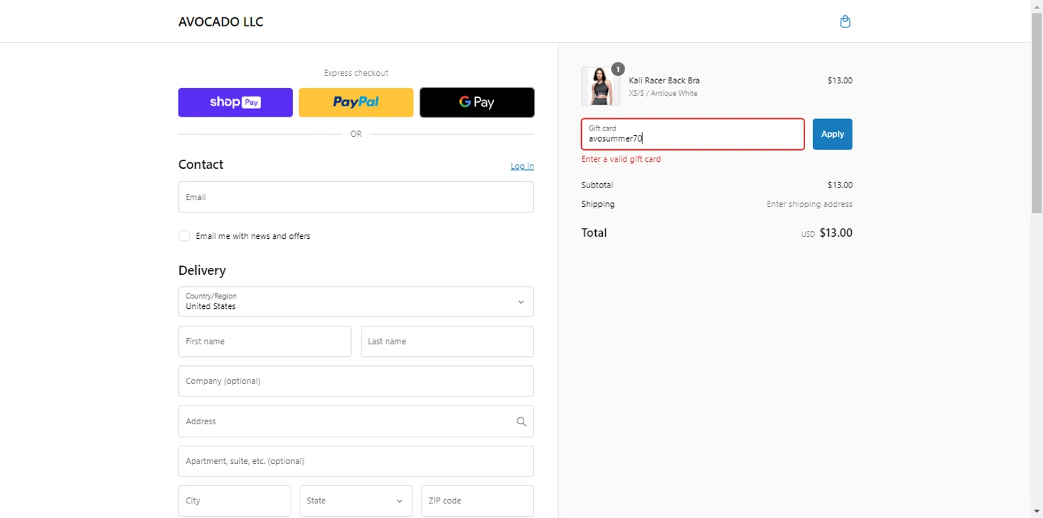 Avocado discount code screenshot showing code avosummer70 applied at Avocado checkout page. Uploaded by SimplyCodes community member renegul on Dec 28, 2024