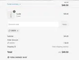 GREEN coupon verification screenshot