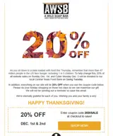 2020SALE coupon verification screenshot