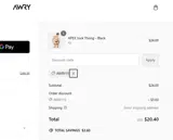 AWRY15 coupon verification screenshot