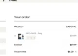 Axiom Labz coupon verification screenshot