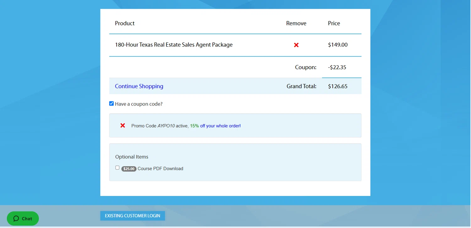 AYPO Real Estate coupon code screenshot showing code AYPO10 applied at AYPO Real Estate checkout page. Uploaded by SimplyCodes community member dimitriv on Jun 27, 2025