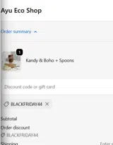 blackfriday44 coupon verification screenshot