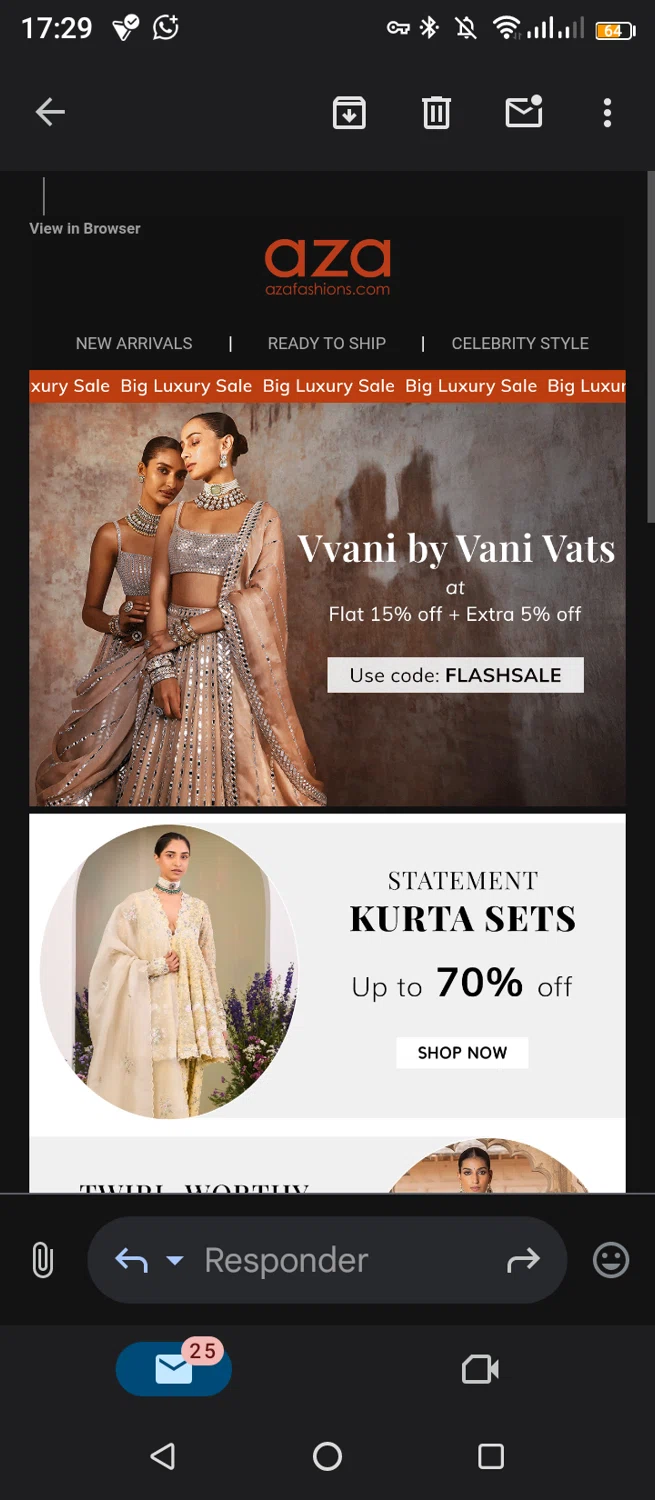 Aza discount code screenshot showing code Flashsale applied at Aza checkout page. Uploaded by SimplyCodes community member jimmytheis on Jun 14, 2025