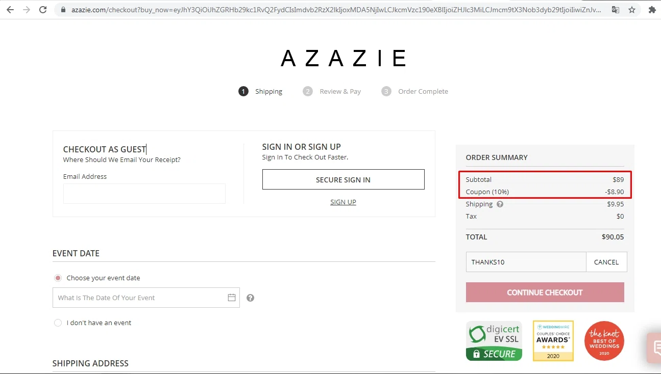 15 Off Azazie Coupon Codes Jul 2021 SimplyCodes