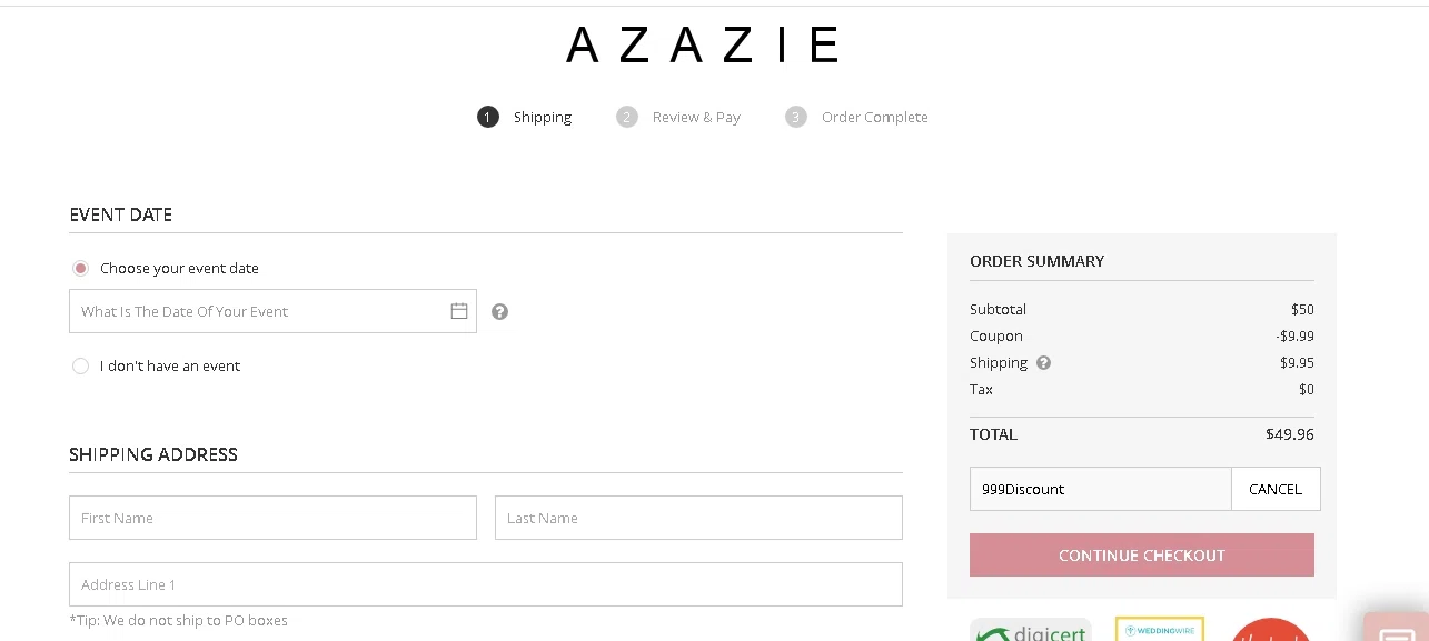 15 Off Azazie Coupon Codes Jul 2021 SimplyCodes