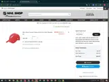 Arizona Coyotes Shop coupon verification screenshot