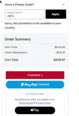 Arizona Diamondbacks coupon verification screenshot