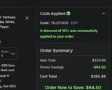 Arizona Diamondbacks coupon verification screenshot