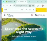 Azores Getaways coupon verification screenshot