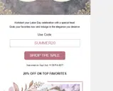 SUMMER20 coupon verification screenshot