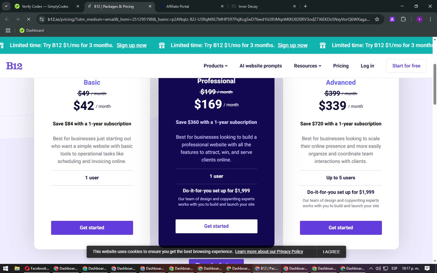 B12 promo code screenshot showing code VIP-Referral-500 applied at B12 checkout page. Uploaded by SimplyCodes community member FrugalLegend5728 on Mar 12, 2025