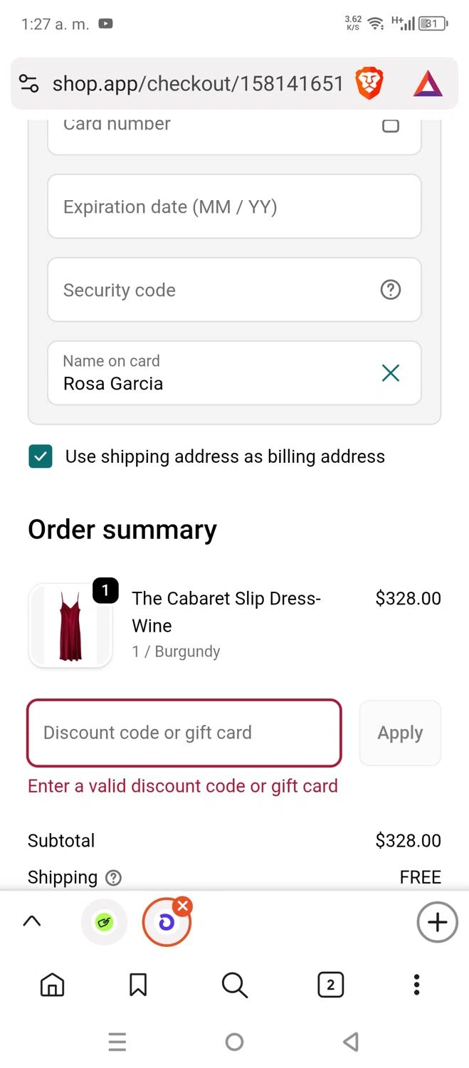 Baacal promo code screenshot showing code GLITTER20 applied at Baacal checkout page. Uploaded by SimplyCodes community member DiscountCollector1489 on Nov 2, 2025