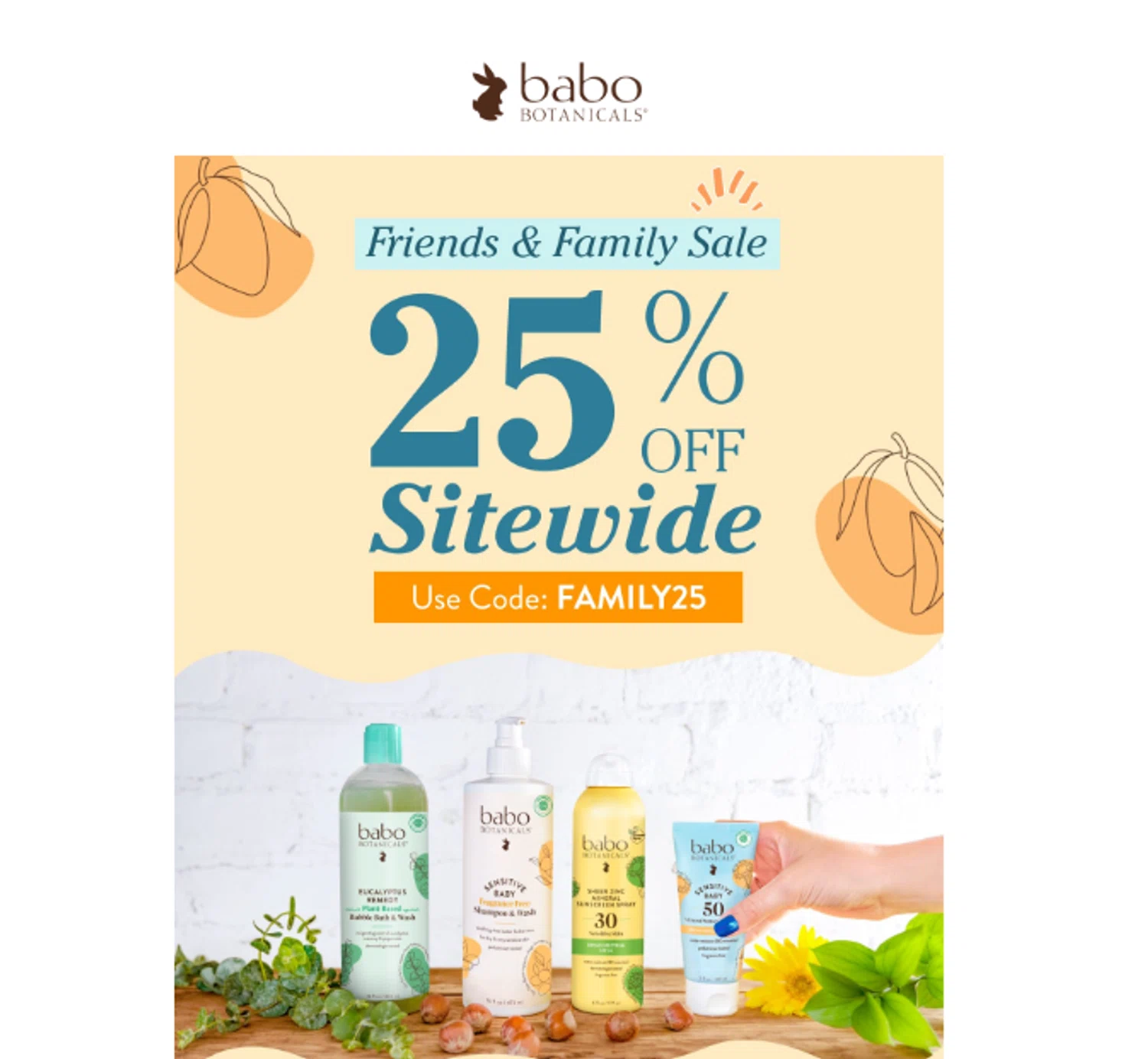 Babo Botanicals Coupon Codes - 25% Off | October 2024