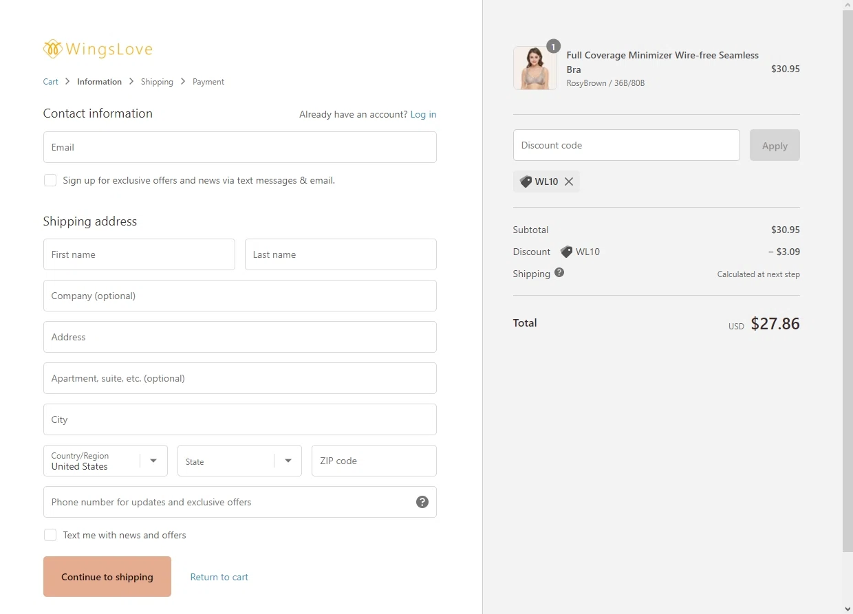 BabyBjörn checkout page showing BabyBjörn promo code box | Screenshot taken by SimplyCodes community member on Apr 20, 2022