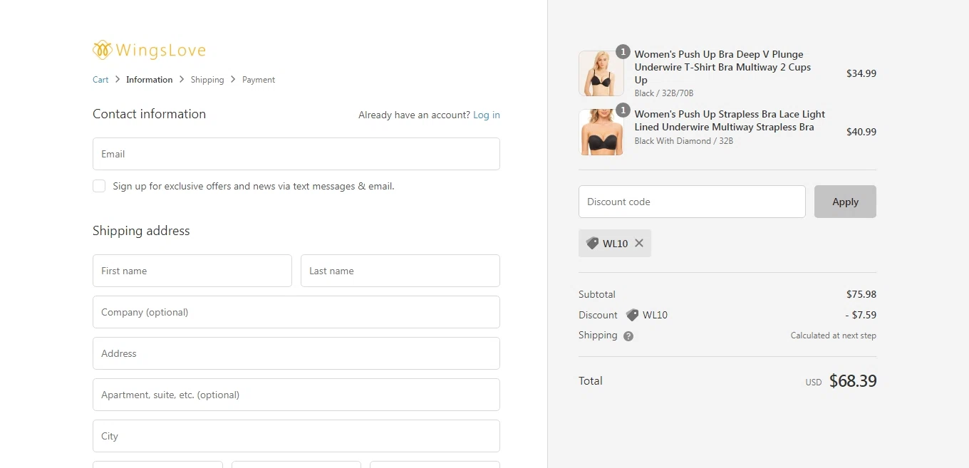 BabyBjörn checkout page showing BabyBjörn promo code box | Screenshot taken by SimplyCodes community member on Mar 13, 2022