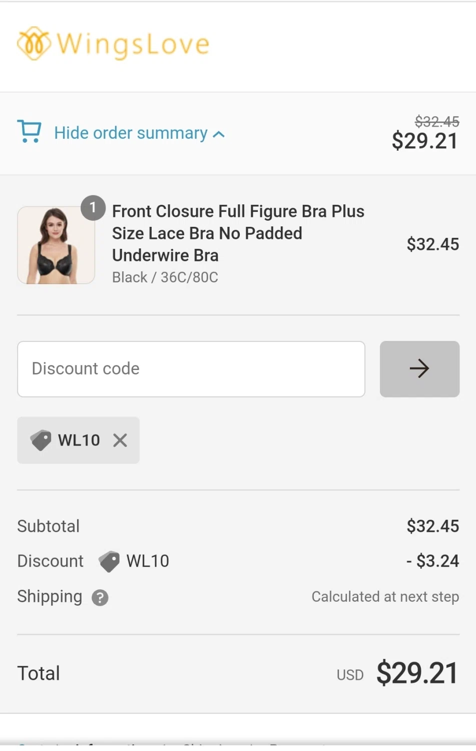 BabyBjörn checkout page showing BabyBjörn promo code box | Screenshot taken by SimplyCodes community member on Apr 22, 2022