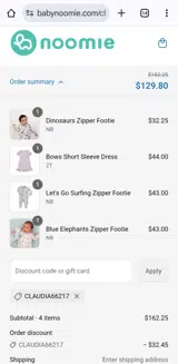 Claudia66217 coupon verification screenshot