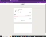 Babyshop coupon verification screenshot
