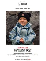 Babyshop coupon verification screenshot