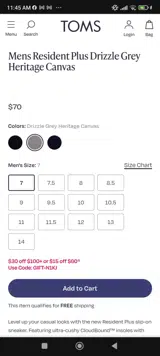 Babyshop coupon verification screenshot