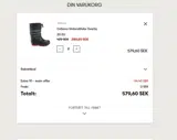 Babyshop coupon verification screenshot
