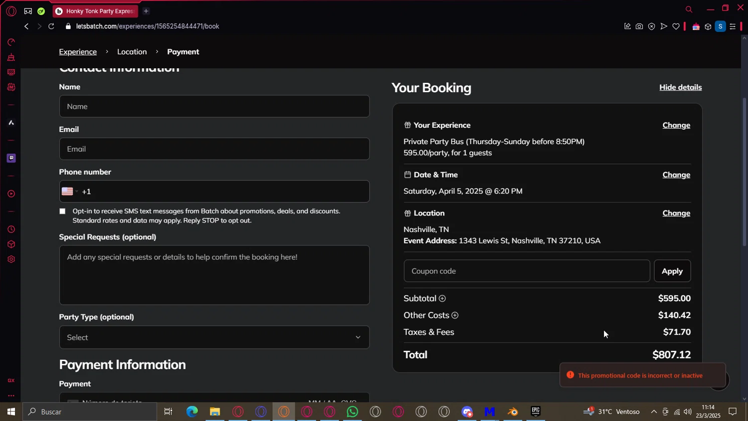 Bach promo code screenshot showing code BACHSTAG25 applied at Bach checkout page. Uploaded by SimplyCodes community member BAMBO_ on Mar 23, 2025