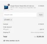 SAVE5 coupon verification screenshot