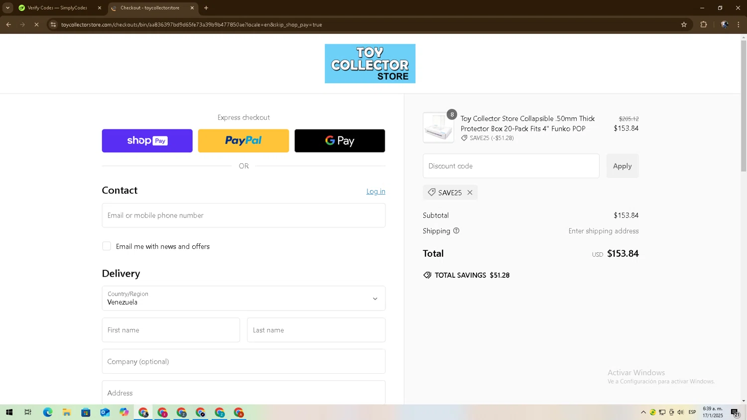 Back Embrace promo code screenshot showing code MARKS10 applied at Back Embrace checkout page. Uploaded by SimplyCodes community member zadquiel on Jan 17, 2025