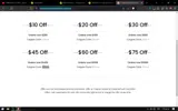 75now coupon verification screenshot