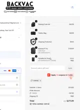 15MINC coupon verification screenshot