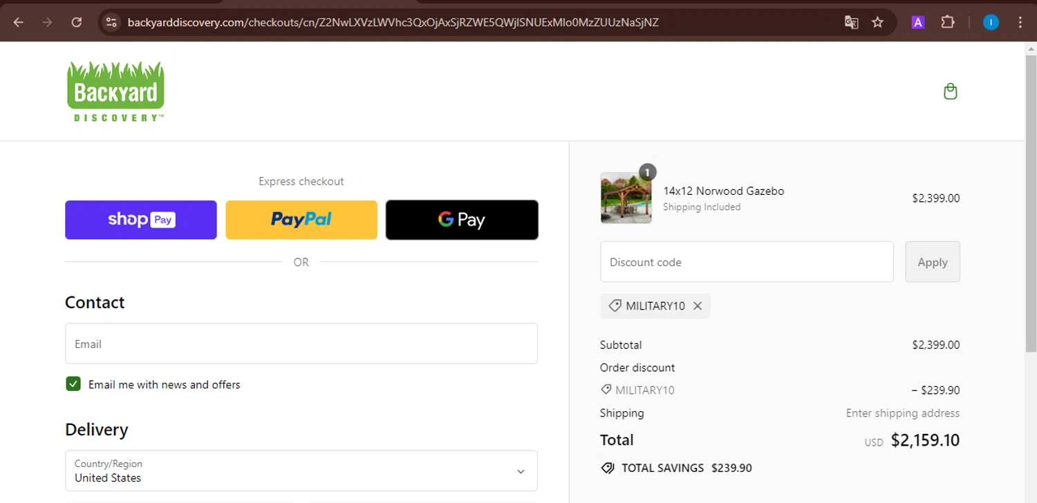 Backyard Discovery Discount Codes 50 Off October 2024