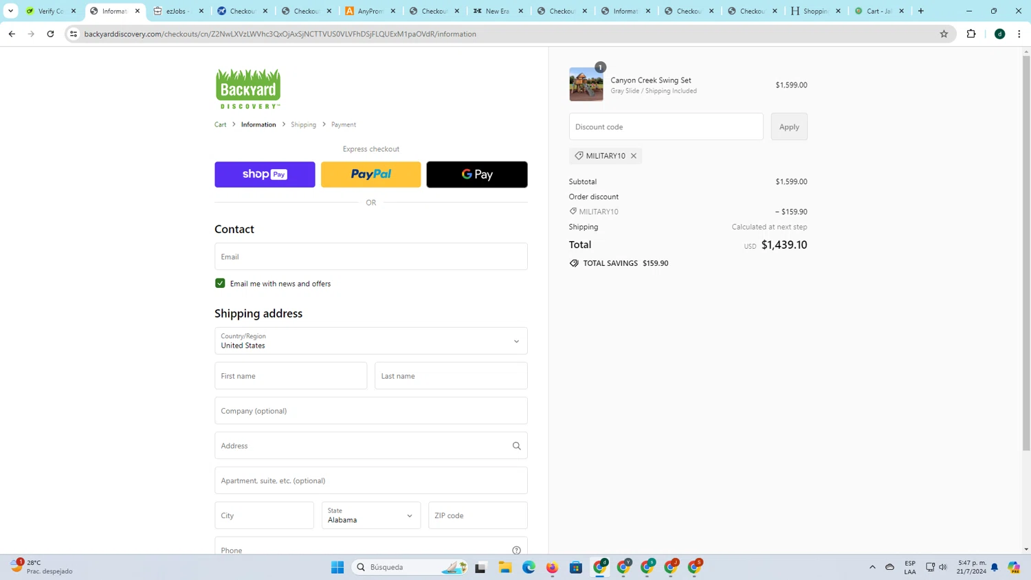 Backyard Discovery Discount Codes 50 Off October 2024