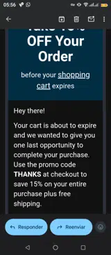 THANKS coupon verification screenshot