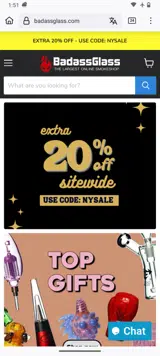 Badass Glass coupon verification screenshot