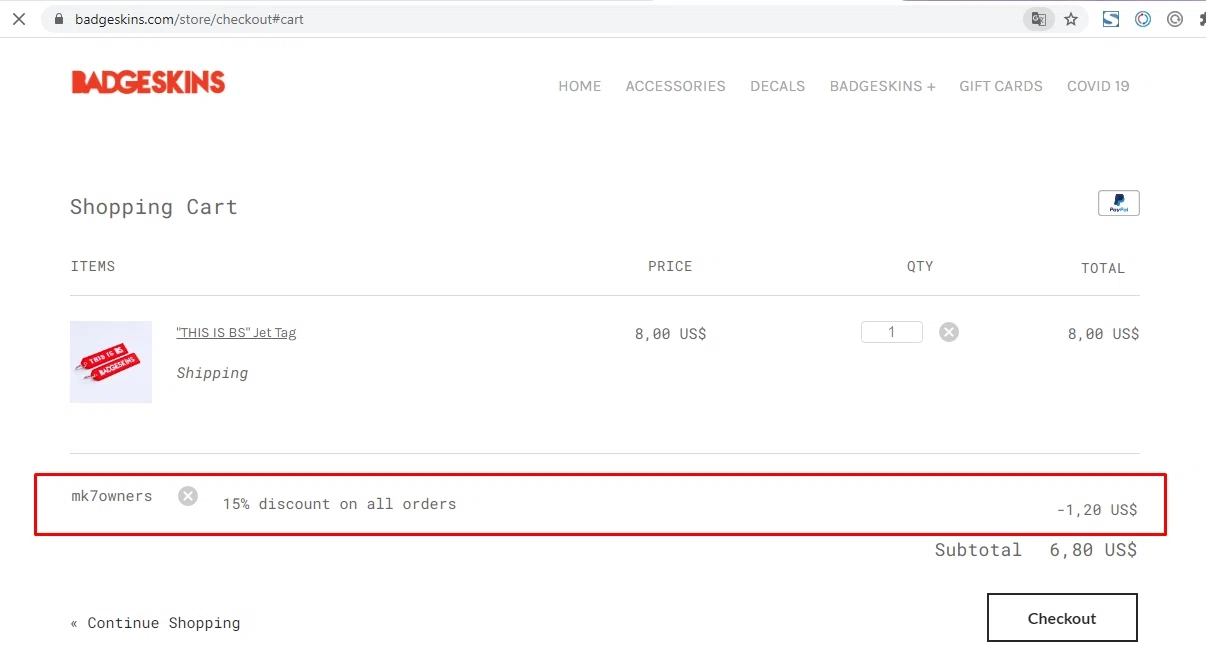where to use Bag Riders promo code box