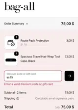 as15 coupon verification screenshot