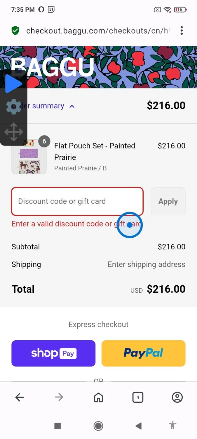 Baggu discount code screenshot showing code Buddieswithbaggu applied at Baggu checkout page. Uploaded by SimplyCodes community member miguelcrast on Jul 31, 2025