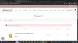 Baginning coupon verification screenshot