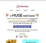 exam20 coupon verification screenshot