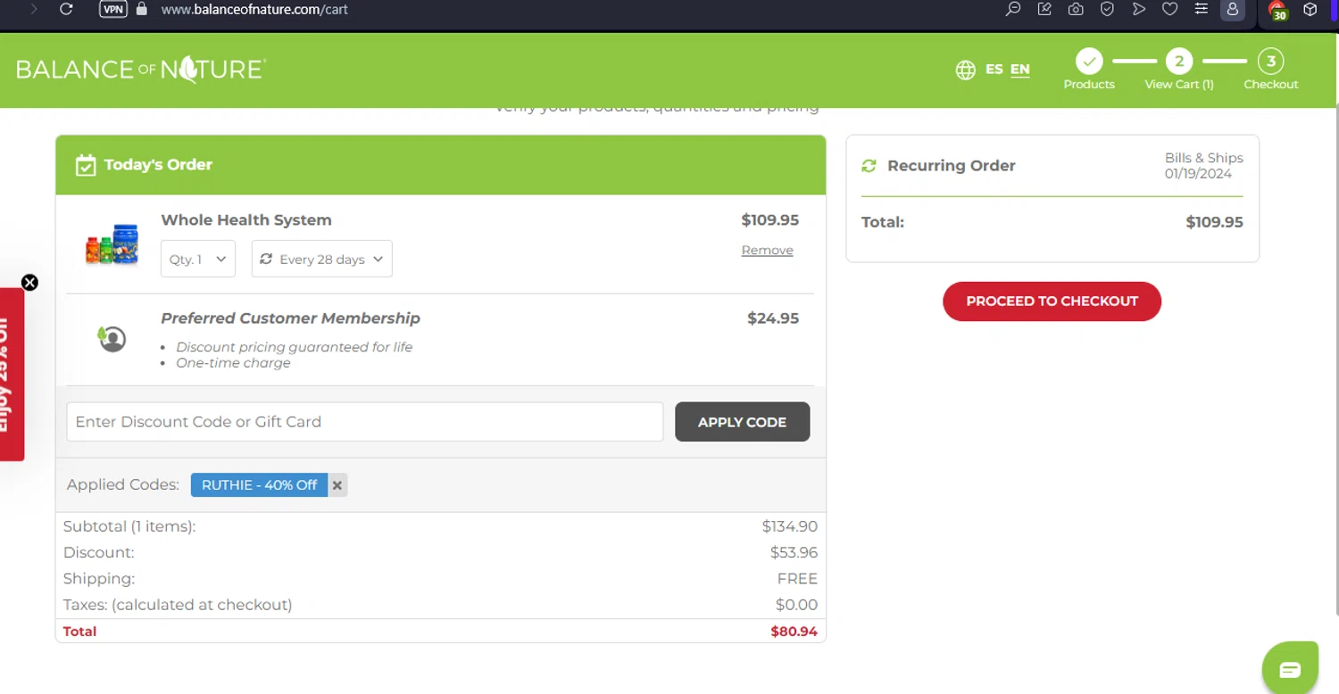 Balance of Nature Promo Codes 40 Off December 2023