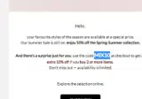 MIX10 coupon verification screenshot