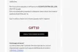 GIFT10 coupon verification screenshot