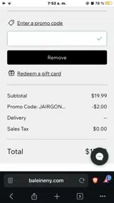JAIRGONZALEZ coupon verification screenshot